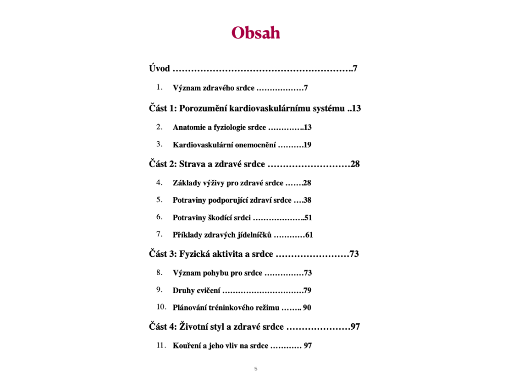 Obsah e-booku