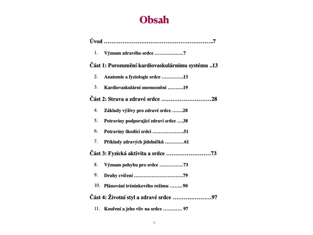 Obsah e-booku